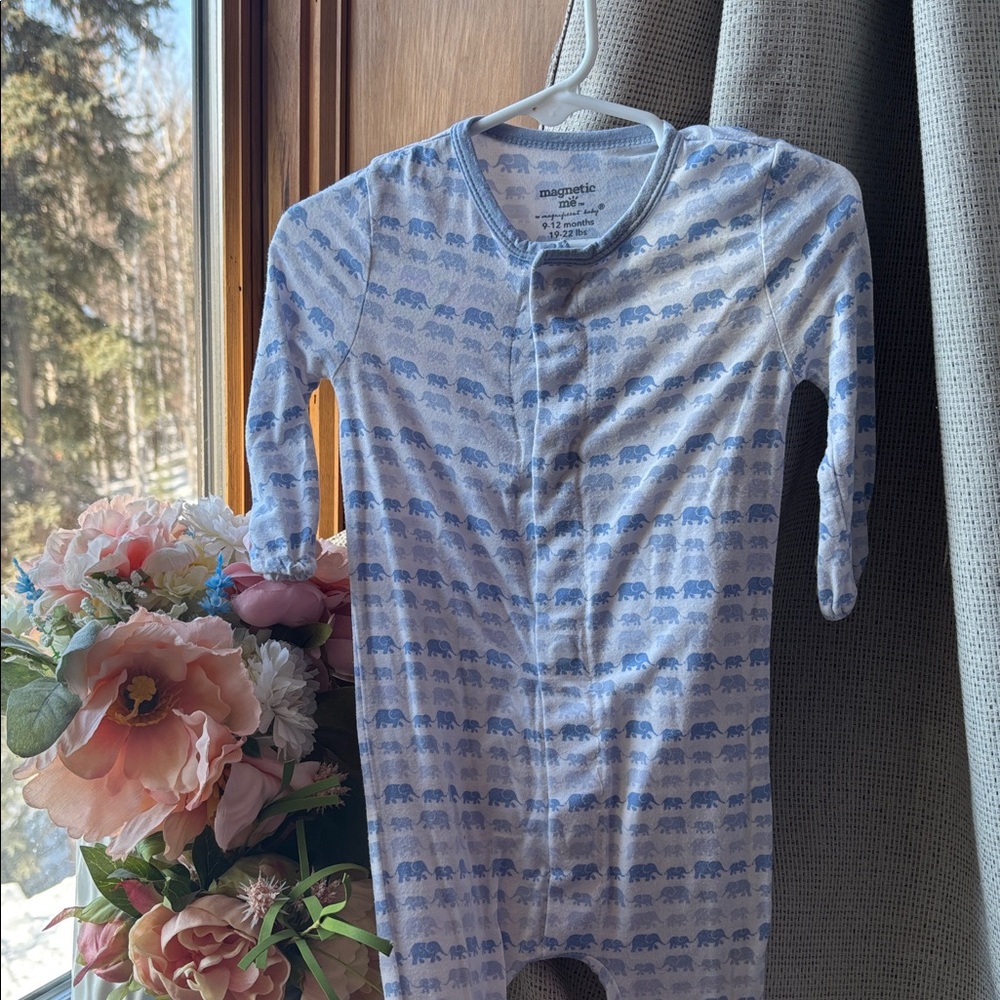 Magnetic Me 18-24 Month Animal Critter Print Footie